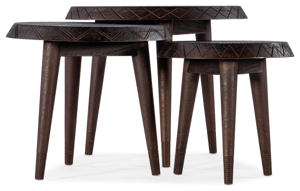 Commerce and Market Nesting Tables   Midcentury   Coffee Table Sets   by Hooker Furniture  Houzz