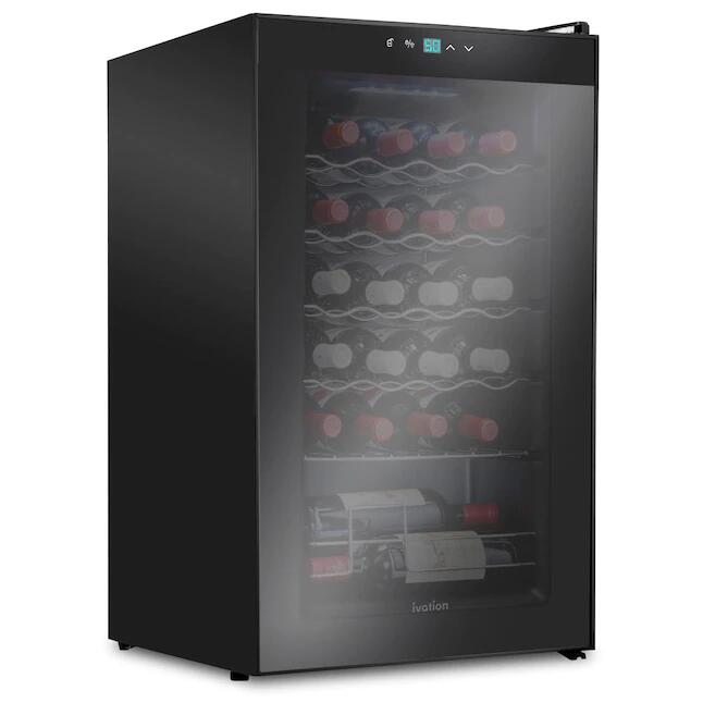 Ivation IVFWCC241B 17 Inch Black Wine Cooler