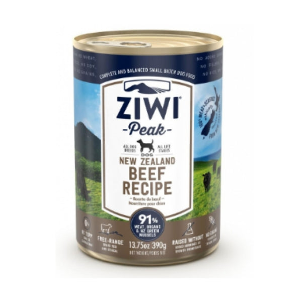 Peak New Zealand Beef Recipe Canned Dog Food;