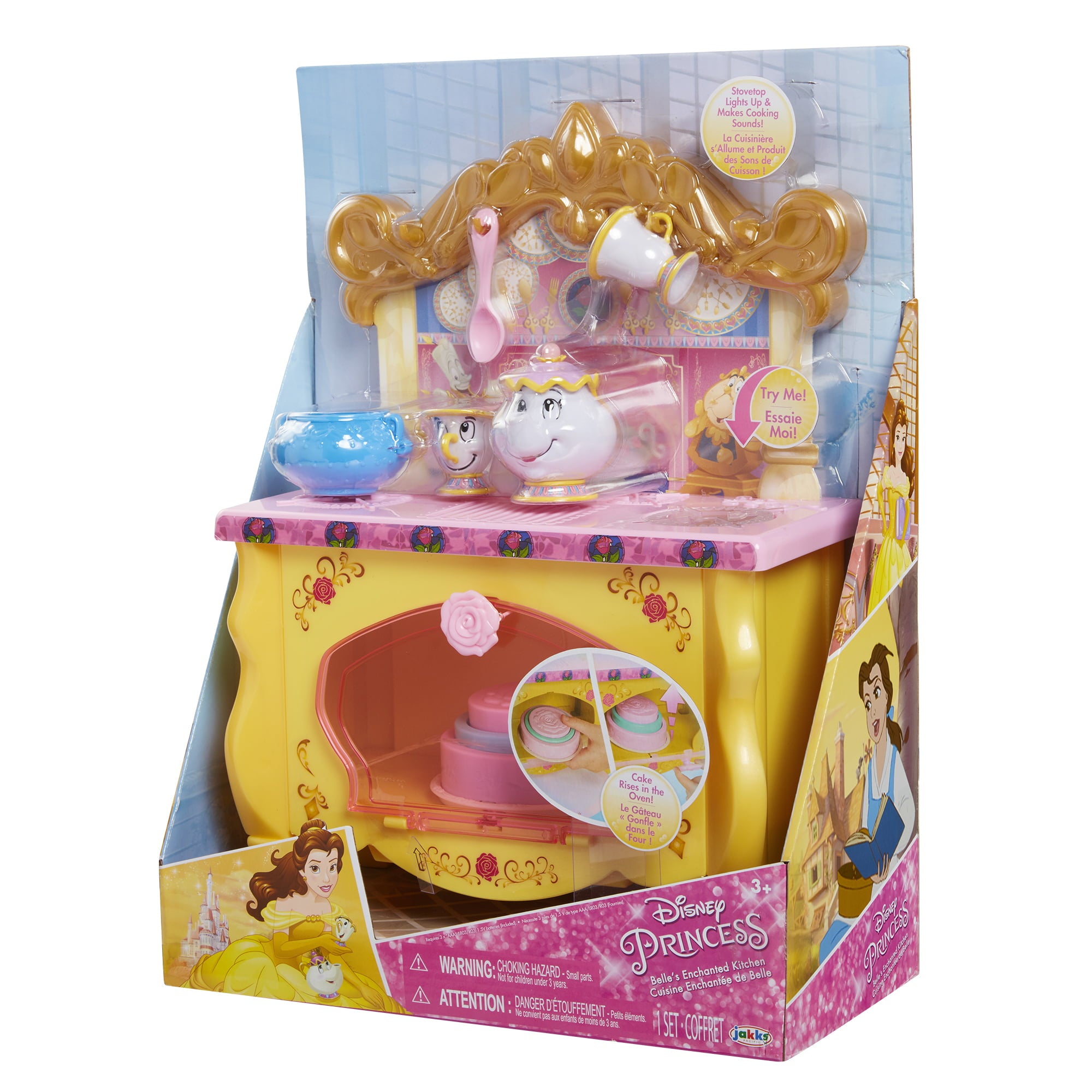 Disney Princess Belle’s Enchanted Kitchen with Lights and Sounds for Girls Ages 3 Year and up