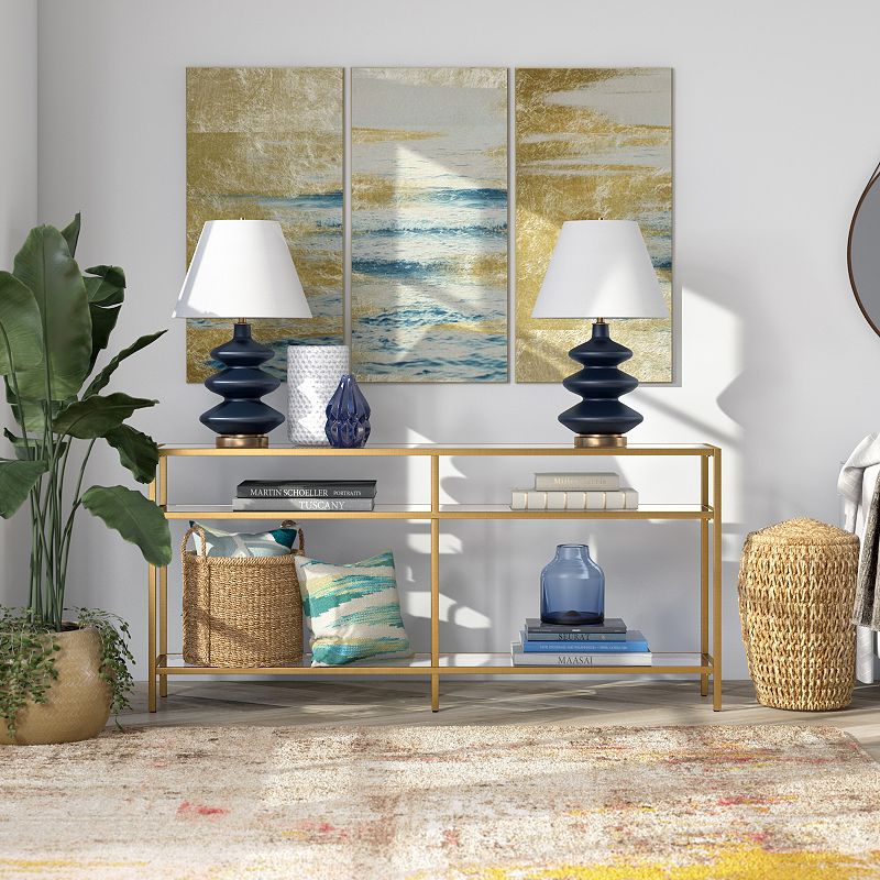 Finley and Sloane Sivil 3-Tier Console Table