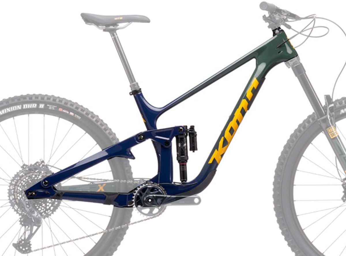 Kona Process X DL Frame - Indigo-Forest-Gray Fade - 2021