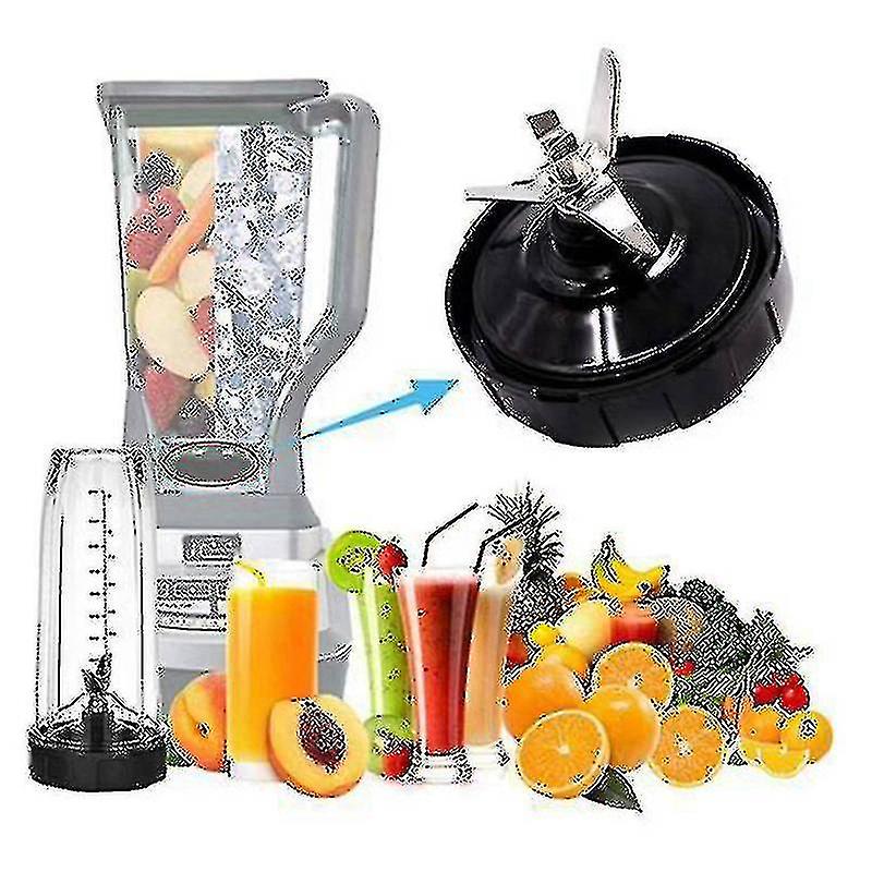 For Ninja 7 Fins Extractor Blades And 24oz Ninja Blender Cup With Lid