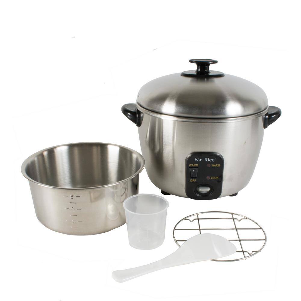 SPT 3-Cup Stainless Steel Rice Cooker SC-886