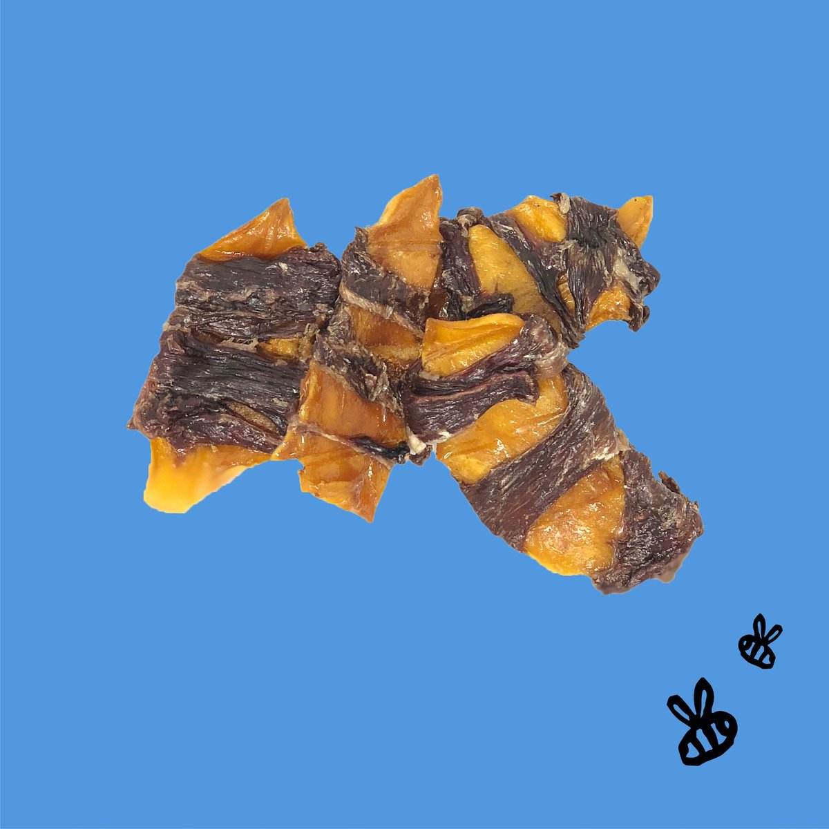 Honey I'm Home! Mango Jerky Natural Honey Coated Buffalo and Mango Grain-Free Dog Treats， 5.29-oz bag