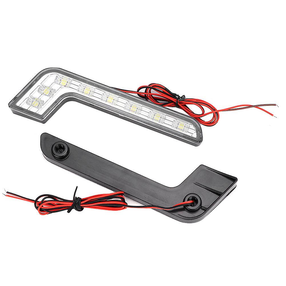 8-led Super Bright Daytime Running Light Lamp Waterproof Universal Drl