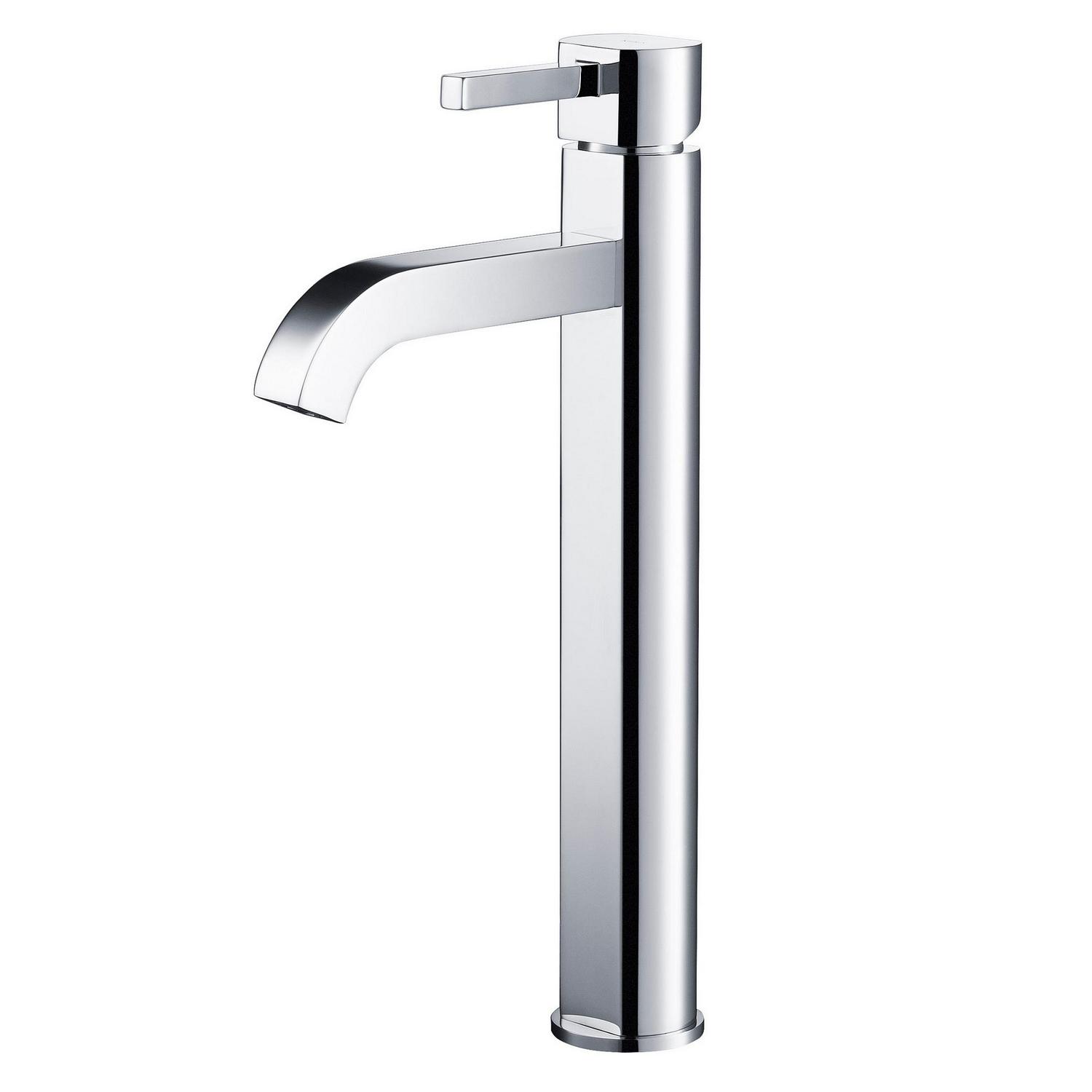 KRAUS Ramusa c Tall Vessel Bathroom Faucet Chrome Finish  Crowdfused