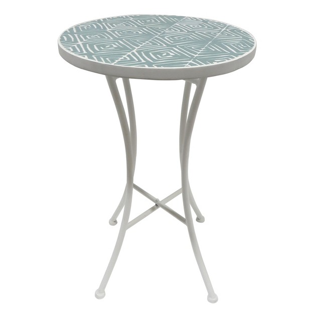 Saint Birch Mosaic Accent Table Multi Color