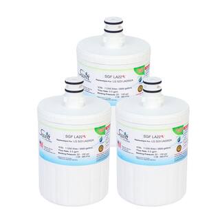 Swift Green Filters Replacement Water Filter for LG 5231JA2002A (3-Pack) SGF-LA22-RX