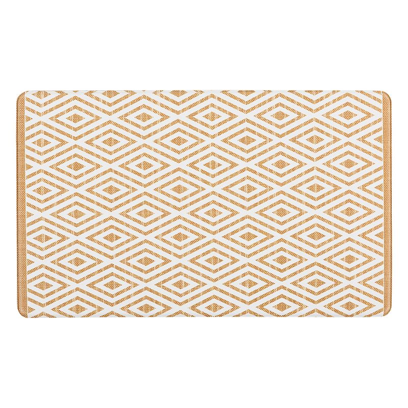 World Rug Gallery Geometric Anti-Fatigue Mat