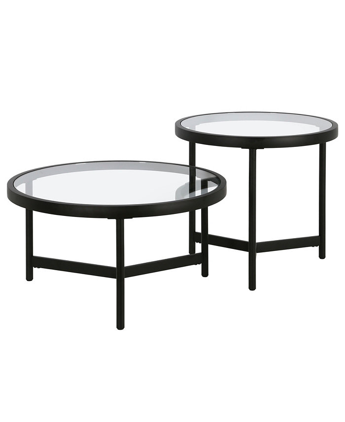 Hudson and Canal Quentin Coffee Table Set of 2