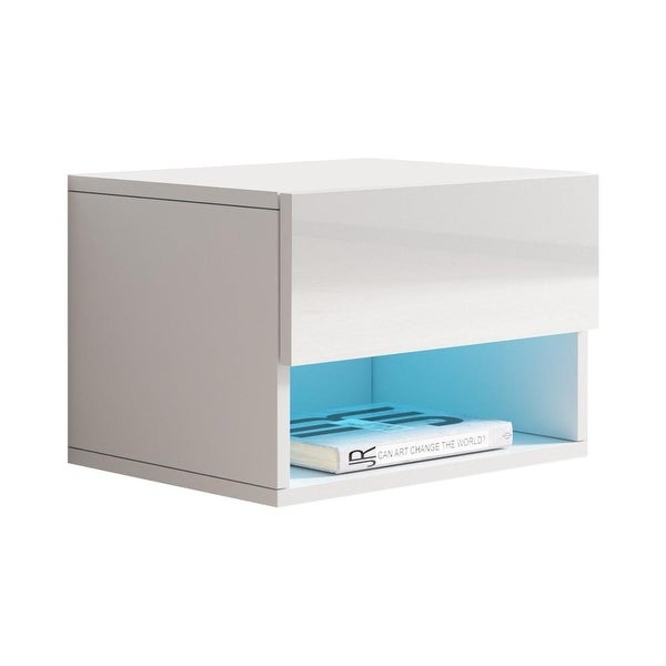 Air Modern Wall-mounted Floating Nightstand - - 35087513