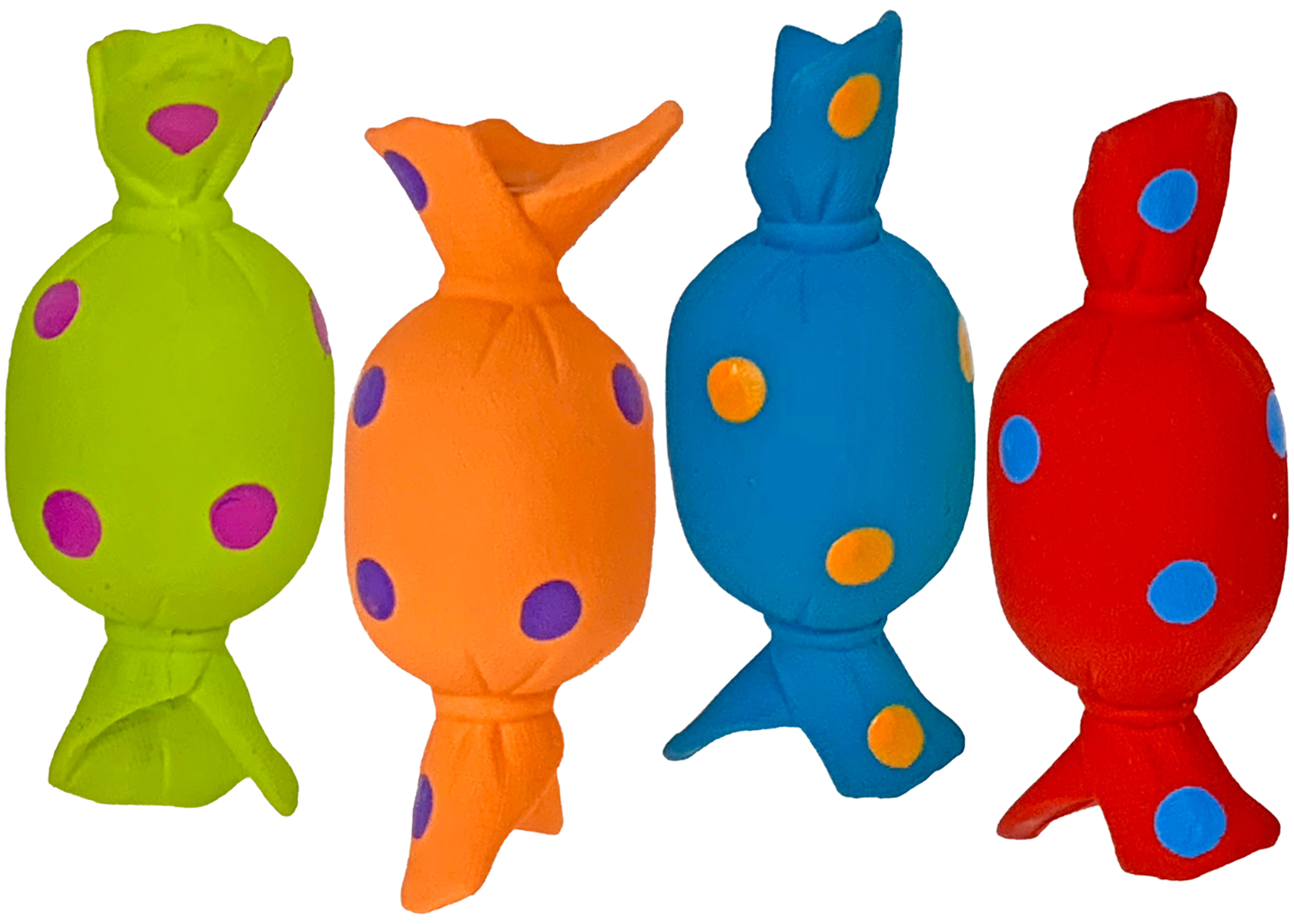 multipet 5 Latex Candy Dog Toy