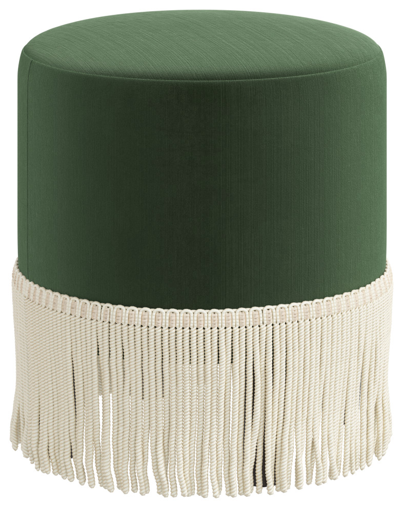 Fringe Ottoman  Titan   Contemporary   Footstools And Ottomans   by Skyline Furniture Mfg Inc  Houzz