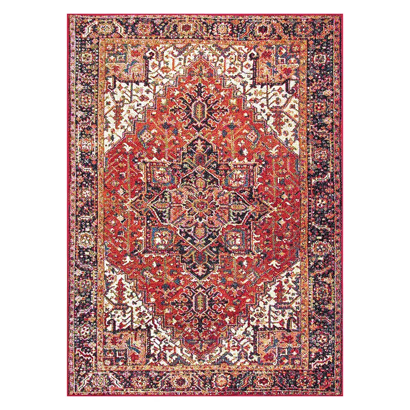 nuLoom Indoor/Outdoor Transitional Emblem Patrice Area Rug