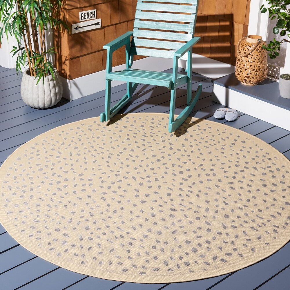 SAFAVIEH Courtyard Joye Indoor/ Outdoor Waterproof Patio Backyard Rug