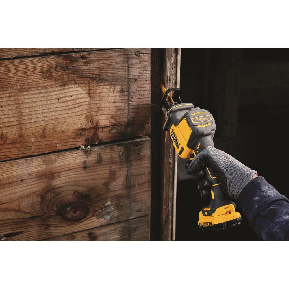 DEWALT XTREME 12V MAX One Handed Reciprocating Saw Kit DCS312BDCB124 from DEWALT