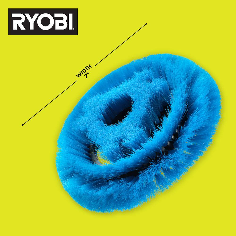 RYOBI 9 in. VORTEX Soft Bristle Brush A95SRB9