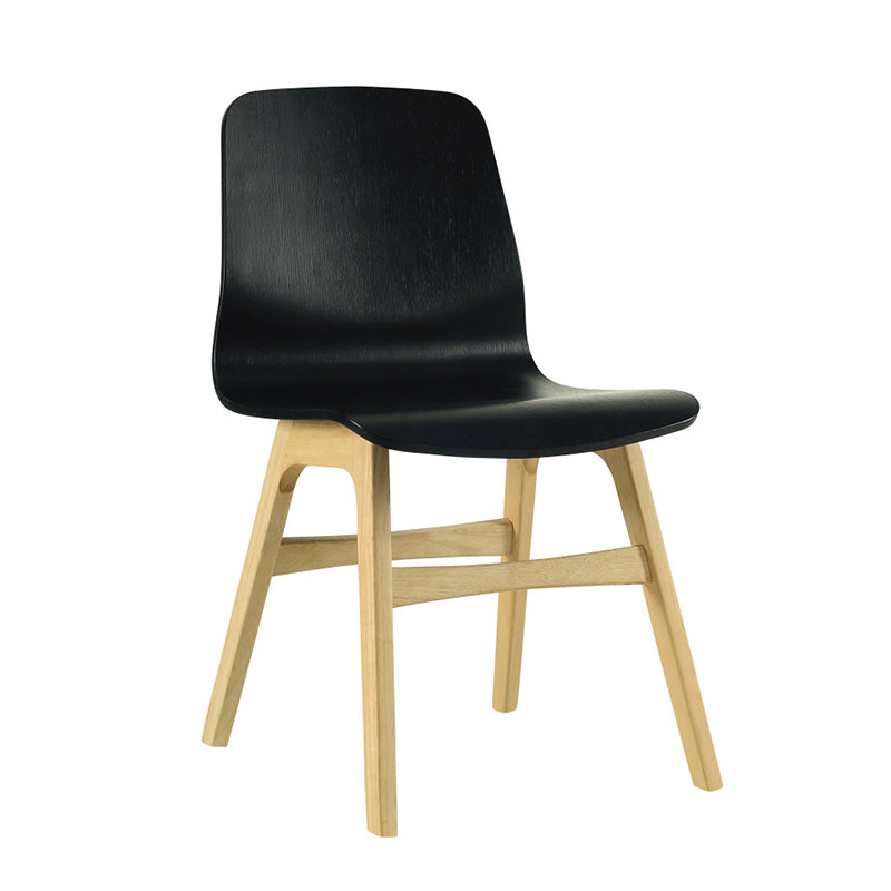 ALYSSA Dining Chair - Oak & Black