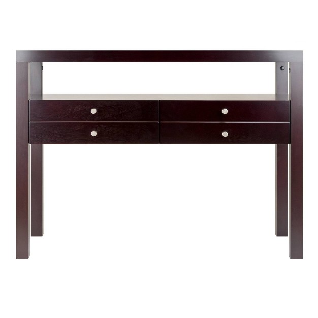 Copenhagen Console Table Espresso Winsome