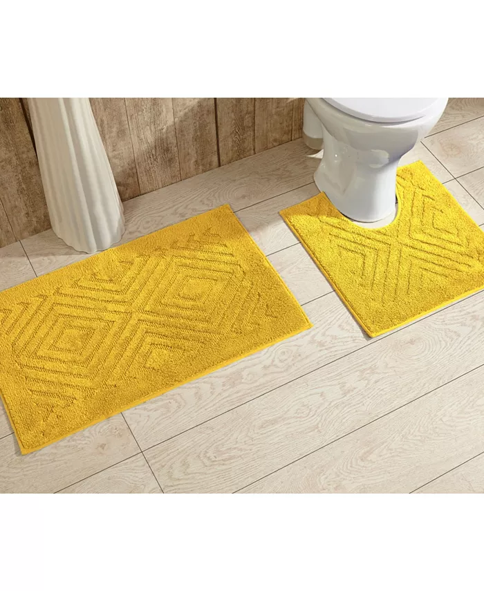 Better Trends 2 Piece Trier Bath Rug Set