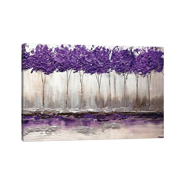 Purple Summer By Osnat Tzadok Unframed Wall Canvas Icanvas