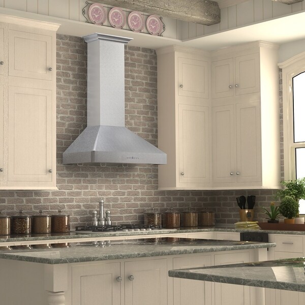 ZLINE Ducted Wall Mount Range Hood in Fingerprint Resistant Stainless Steel