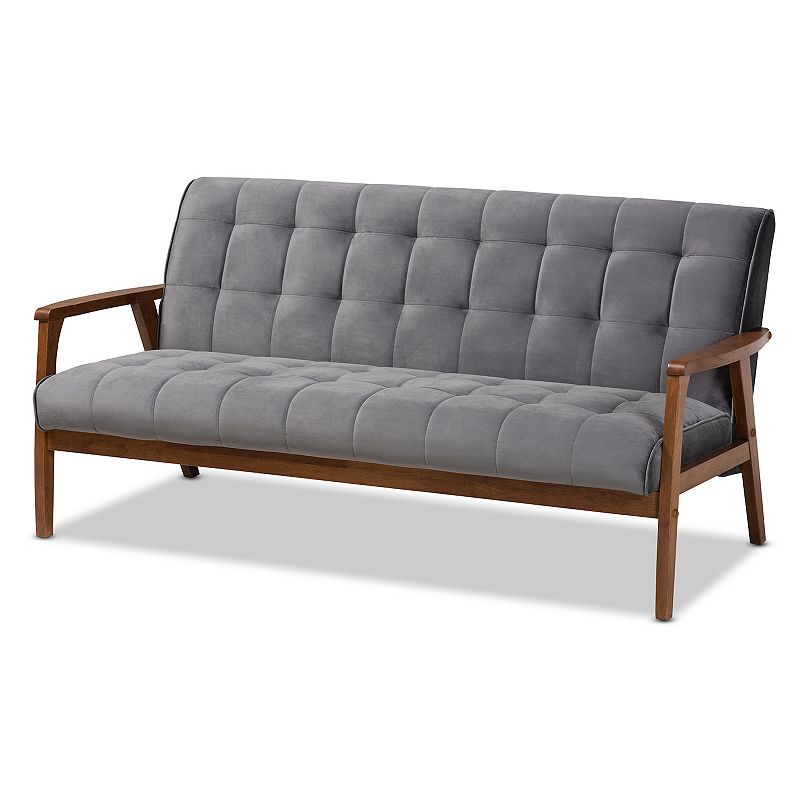 Baxton Studio Asta Mid-Century Modern Sofa