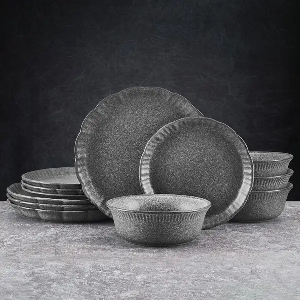 Pfaltzgraff 12-Piece Noah Dinnerware Set