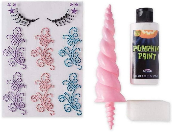 Funworld FNW 94827 C 3D Unicorn Pumpkin Decorating...