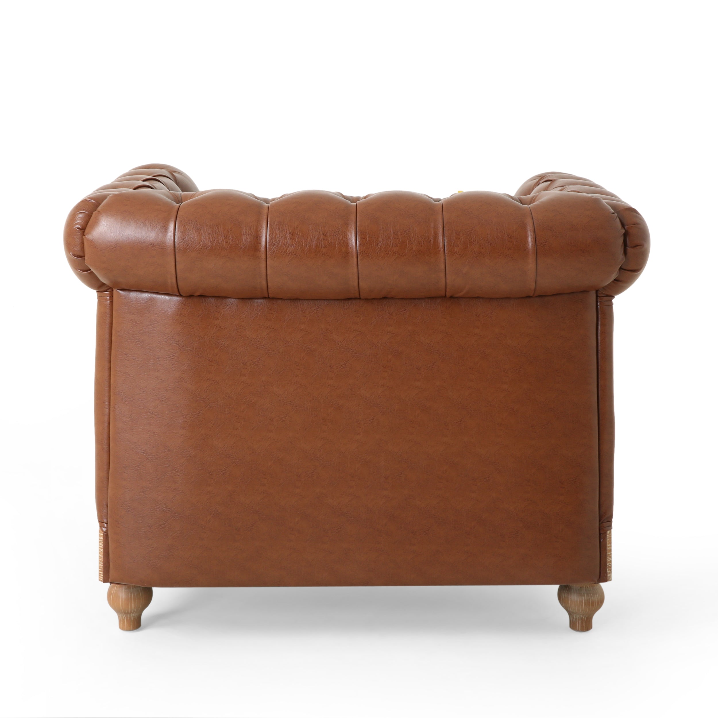 Batavia Chesterfield Tufted Club Chair with Nailhead Trim