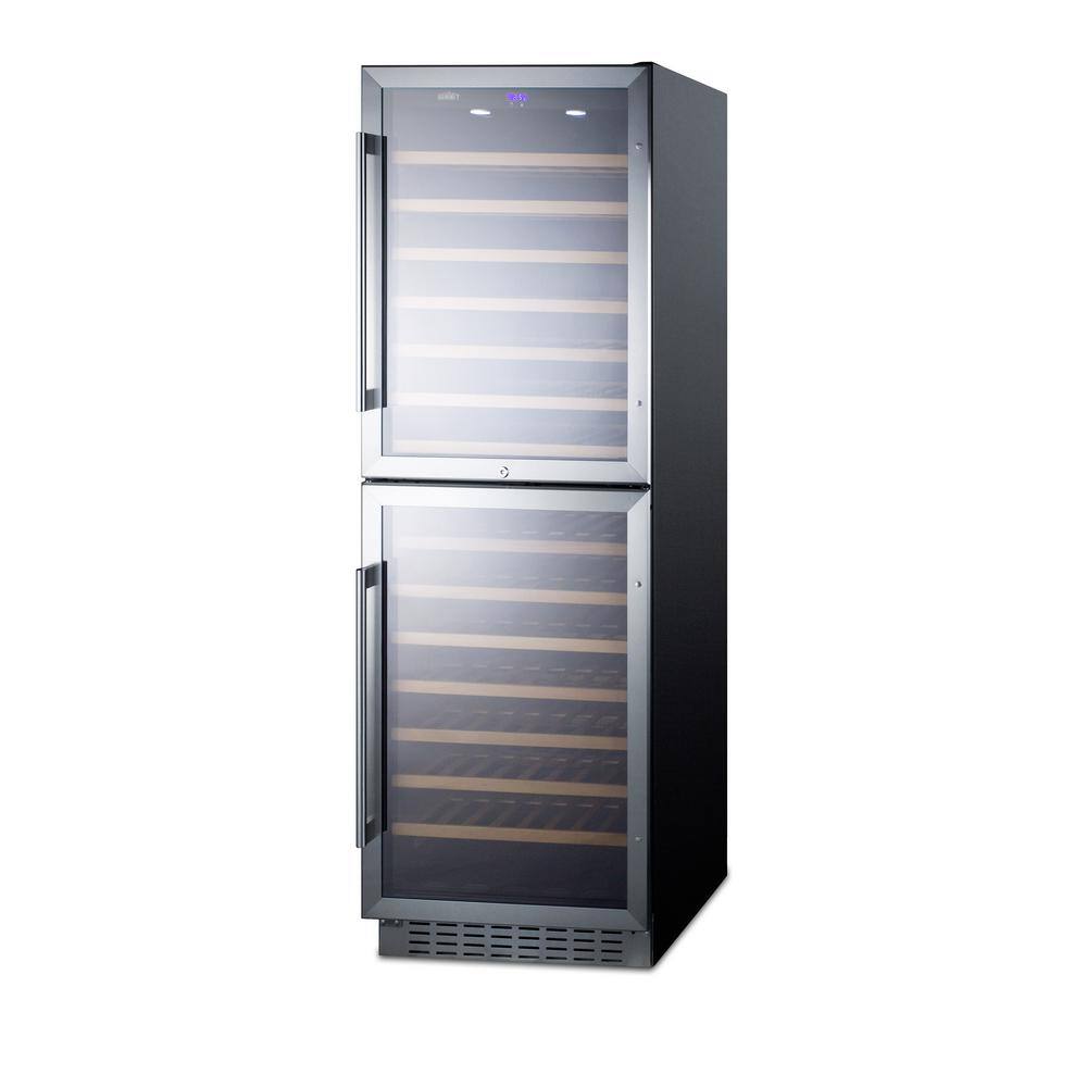 Summit Appliance 118-Bottle Dual Zone Convertible Wine Cellar SWC1875B