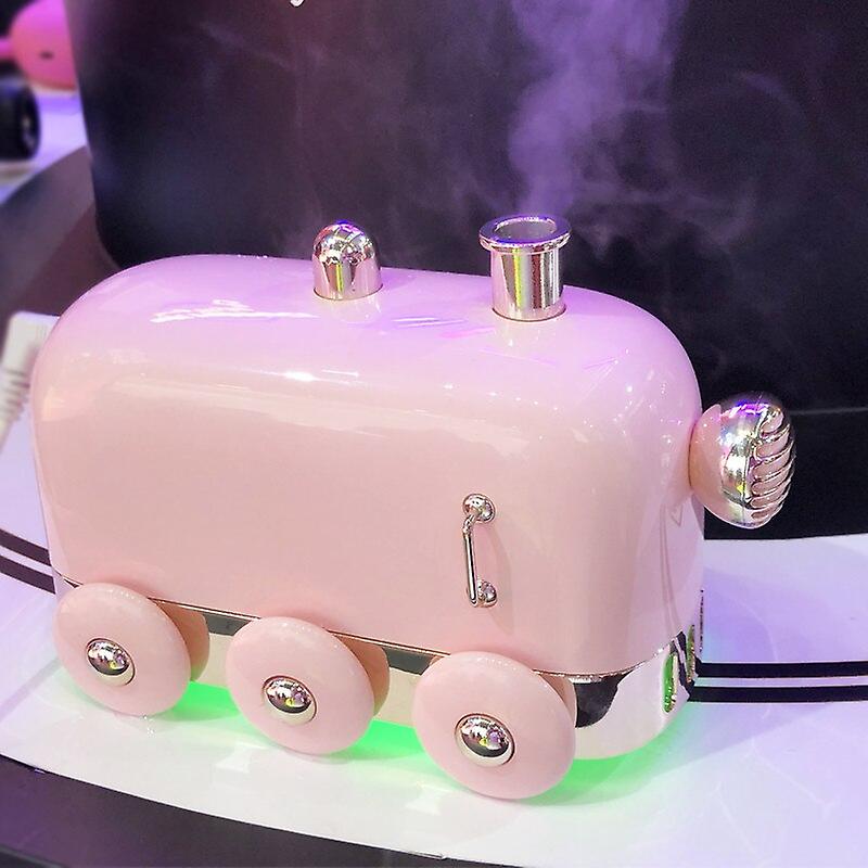 300ml Retro Train Humidifier Ultrasonic Humidicador Mini Usb Aroma Air Diffuser