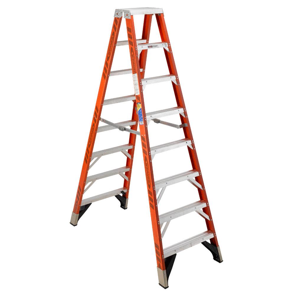 8 Ft. Type IAA Fiberglass Twin Ladder