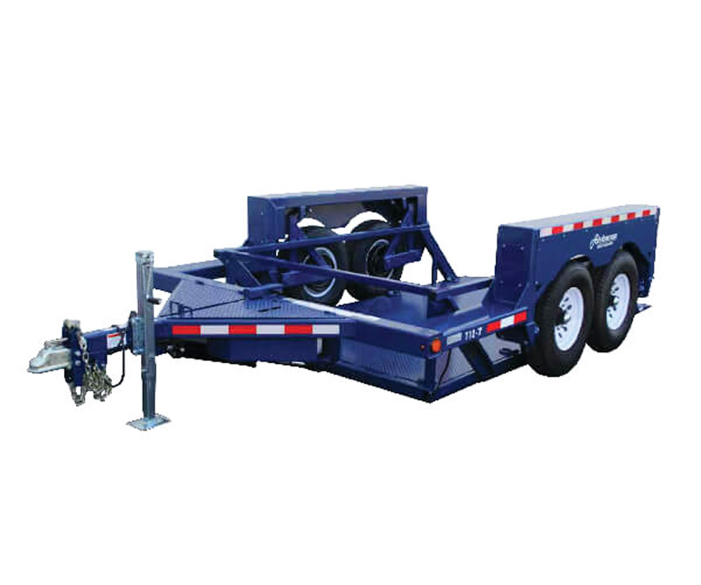 Air-tow 12and#8242; Drop Deck Flatbed Trailer 75 Deck Width ; 10，000# Capacity