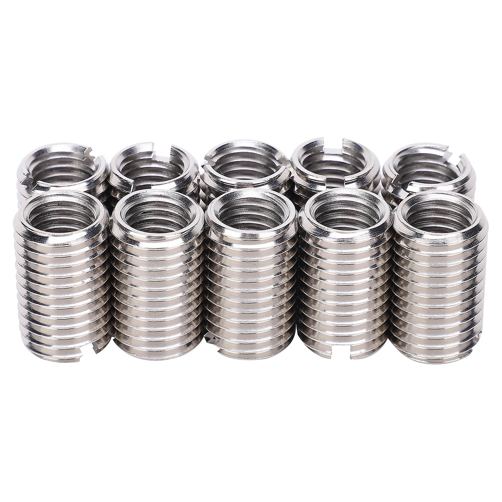 10pcs Thread Inserts Reducing Nut Repair Tool 303 Stainless Steel Male Female Fastener Hardware