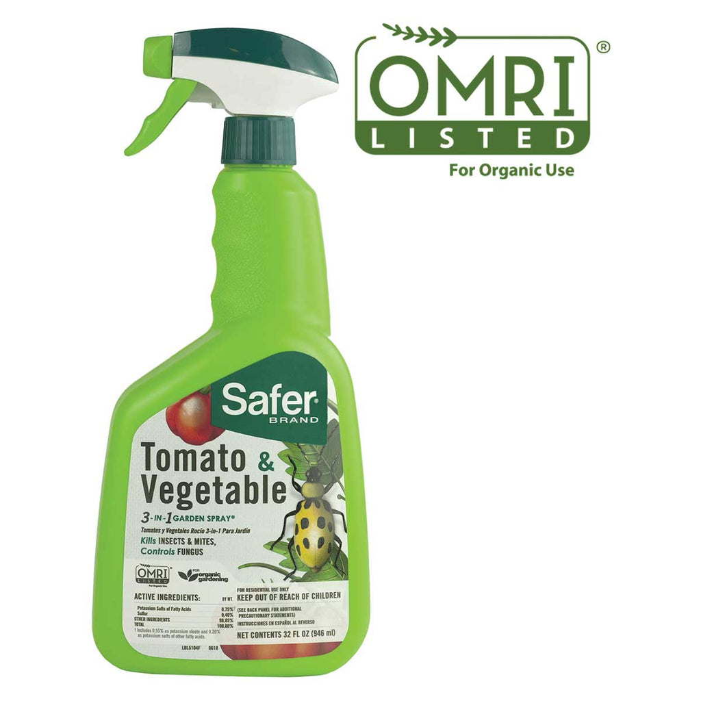 Safer Brand Tomato and Vegetable 3-in-1 Garden Spray