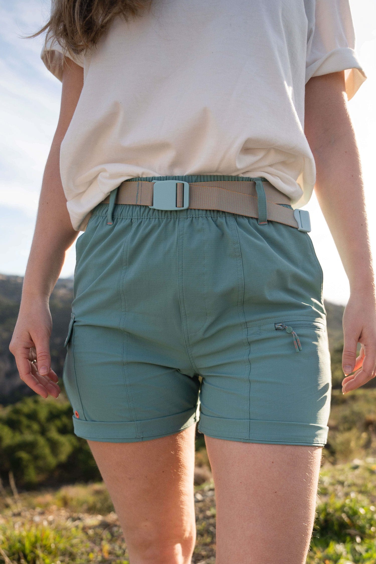 Trail Blaze Shorts - Mineral Blue