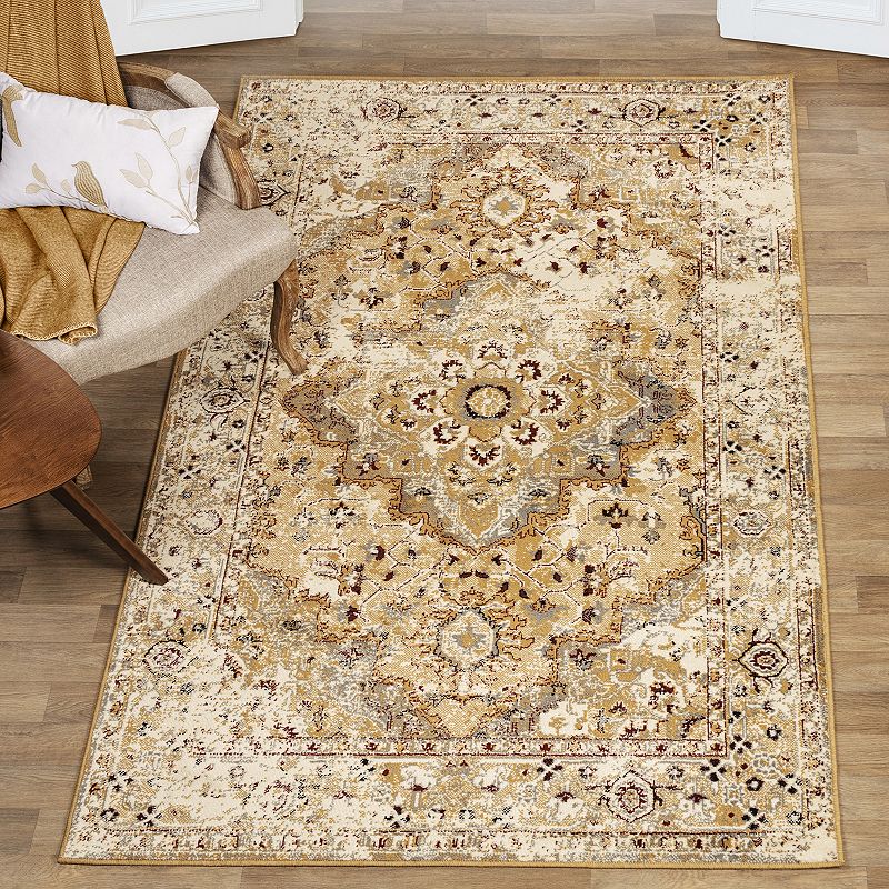 SUPERIOR Nysa Floral Indoor Area Rug