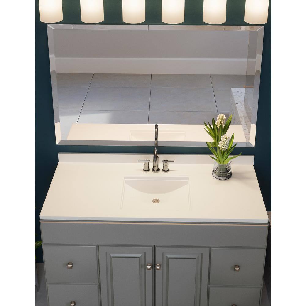 Design House Wyndham 48 in. W x 21 in. D Ready to Assemble Bath Vanity Cabinet Only in Gray 597286