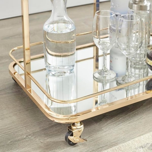 angelo:HOME Bar Cart - Alcott 3-Tier (gold)