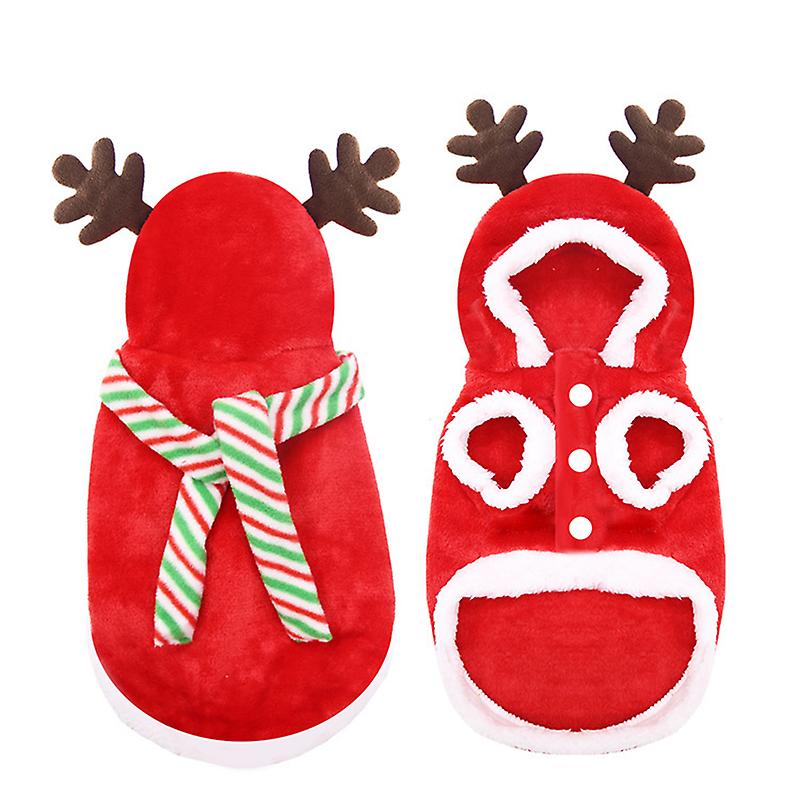 Christmas Pet Clothes Cute Santa Claus Christmas Tree Dog Coat Costume Autumn Winter Pets Clothes For Small Dogs Pet Supplies