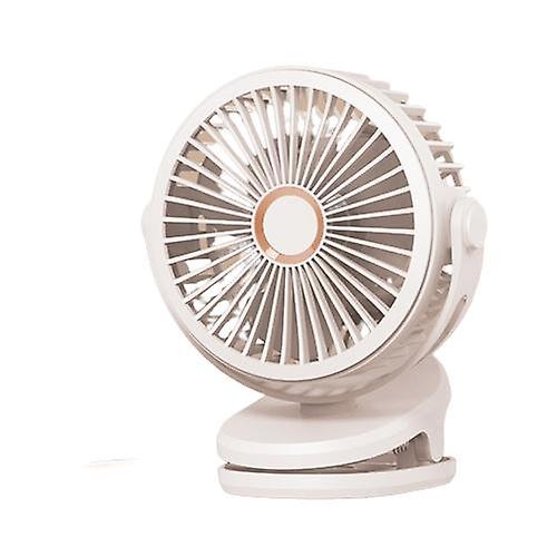 Mini 10000mah Chargeable Clipped Fan 360 Rotation 4-speed Wind Usb Desktop Ventilator Silent Air Conditioner For Bedroom Office