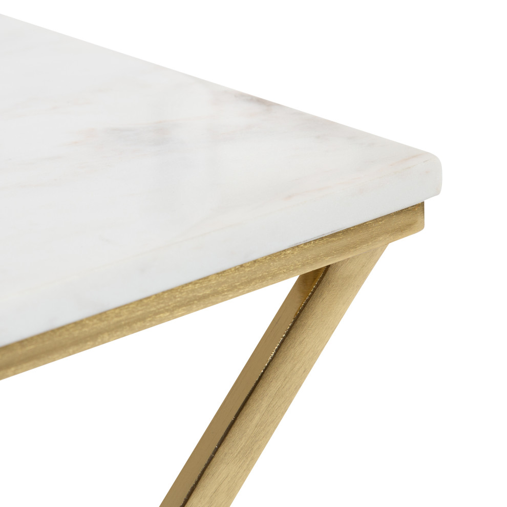 Laraway Folding Side Table   Contemporary   Side Tables And End Tables   by Uniek Inc.  Houzz