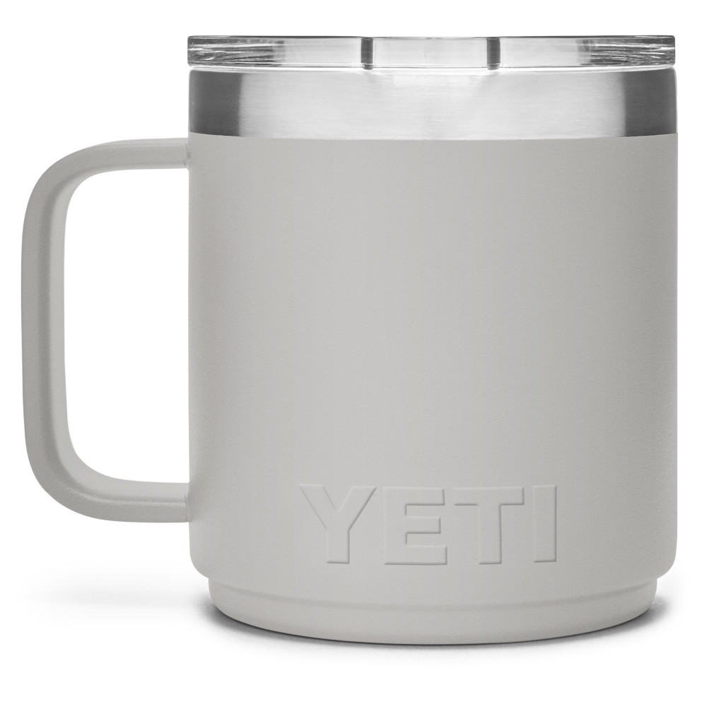 Yeti Rambler Stackable Mug with MagSlider Lid 10oz， Granite Gray