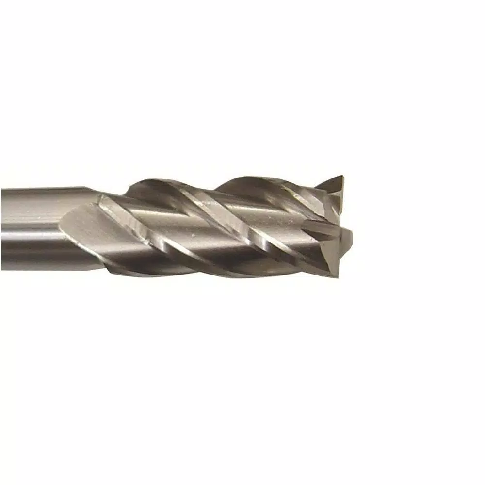 Drill America 1/2 in. x 1/2 in. Shank High Speed Steel Long End Mill Specialty Bit with 4-Flute and#8211; XDC Depot