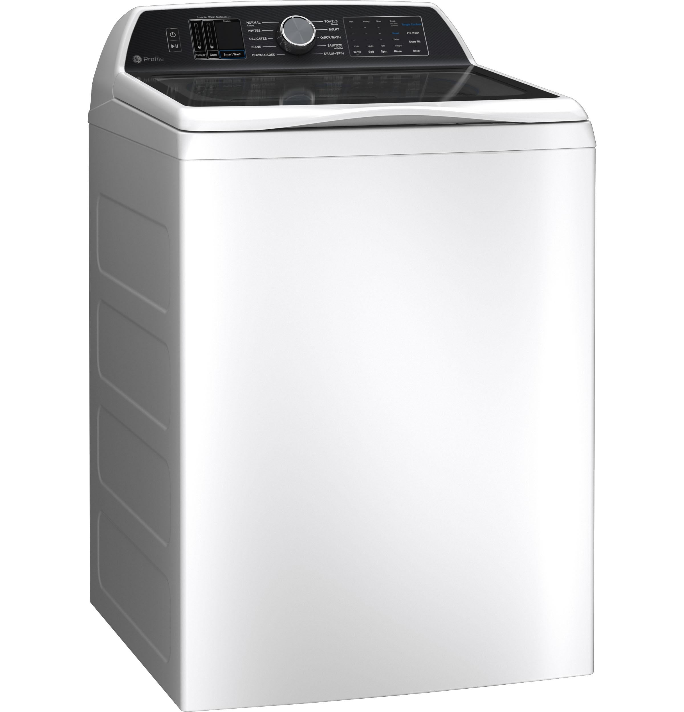 Ge Appliances PTW705BSTWS Ge Profile™ 5.3 Cu. Ft. Capacity Washer With Smarter Wash Technology And Flexdispense™