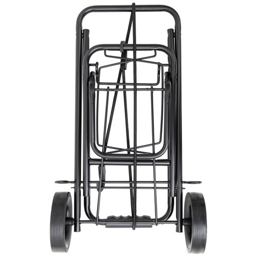 HUBERT Black Metal Travel Cart - 13