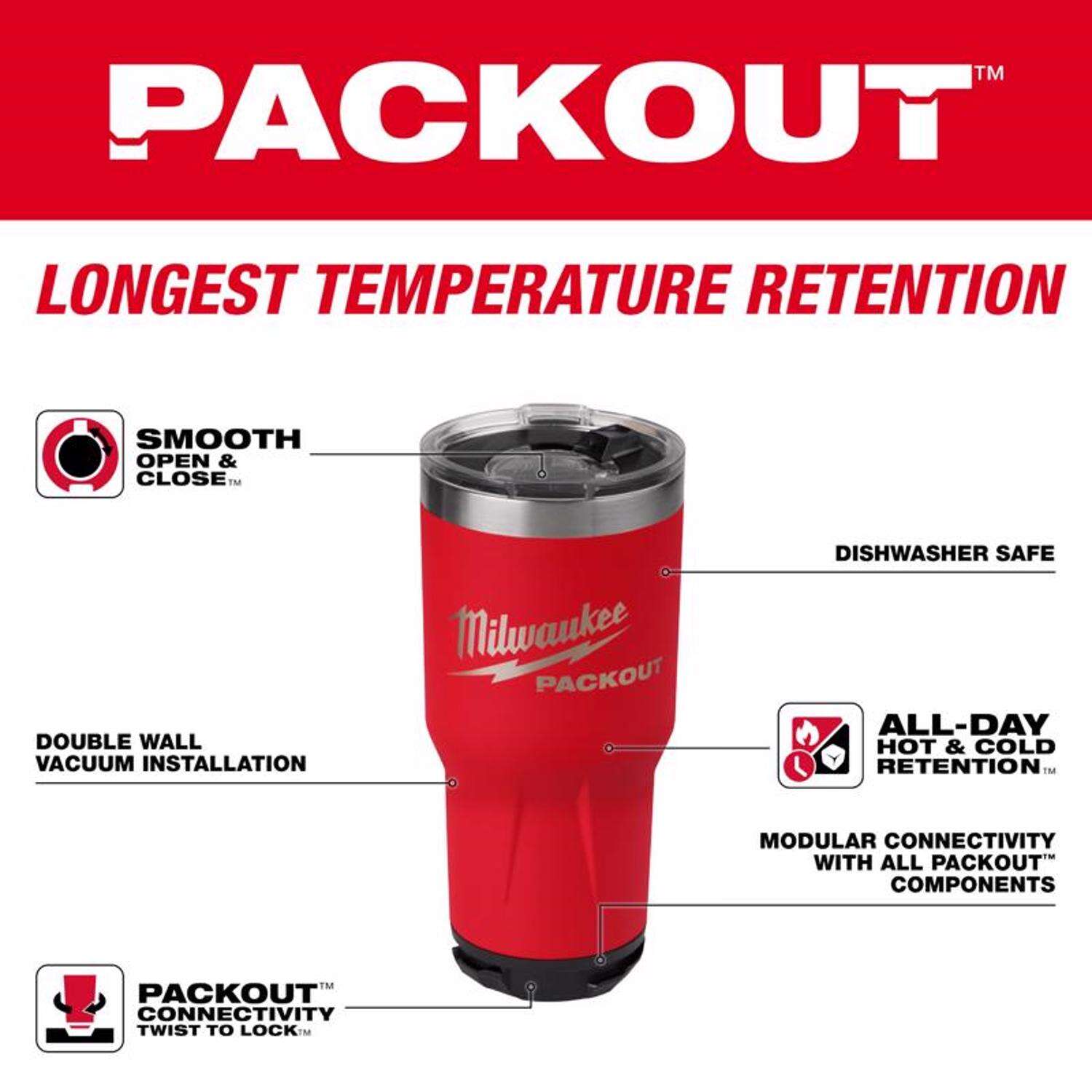 MW Packout 30 oz Red Tumbler