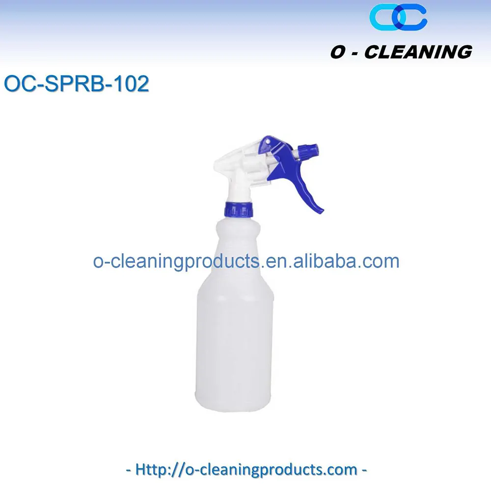 O Cleaning Refillable 750ML Plastic Spray Bottle With Graduation Adjustable Trigger Sprayer For Cleaning Water Planting Hair